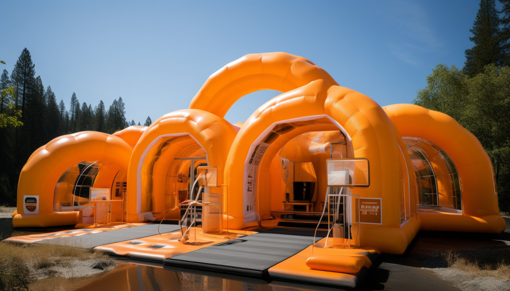 Innovations technologiques dans la conception de structures gonflables pour la publicité